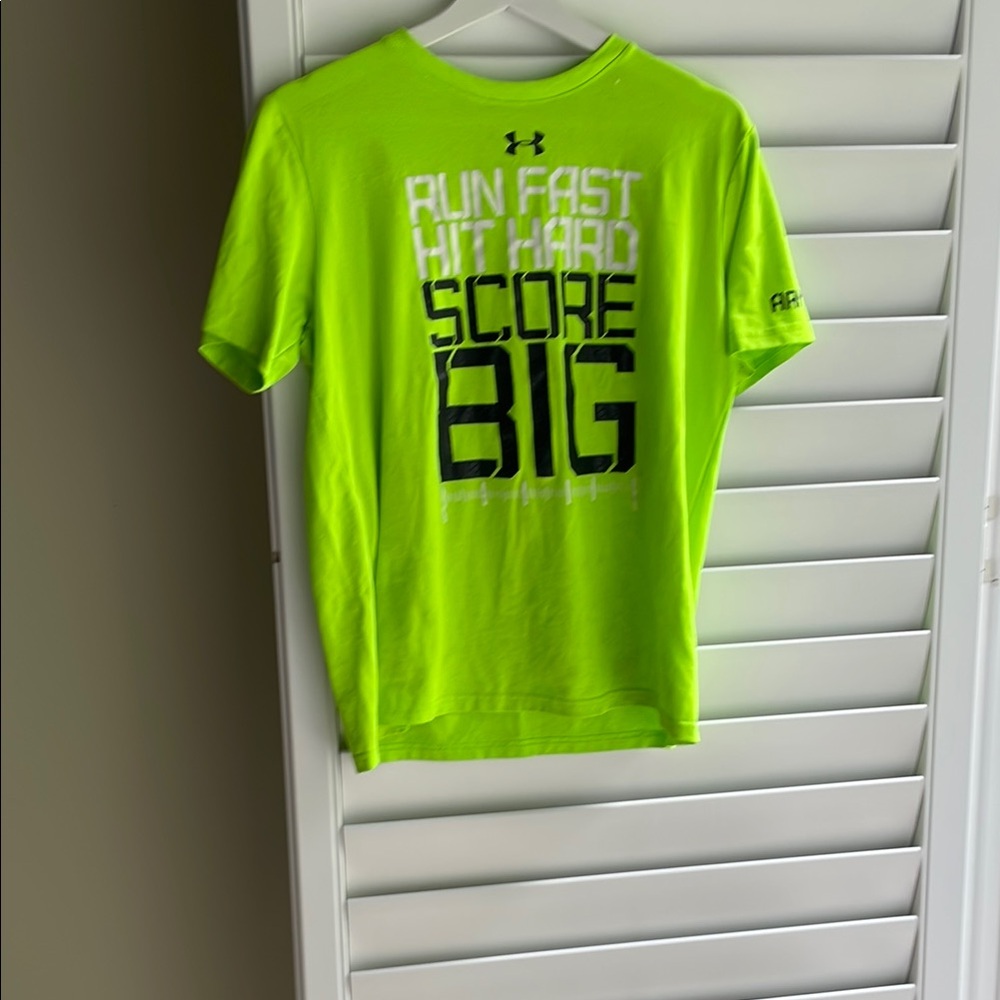 Under Armour Bright Green Performance Tee